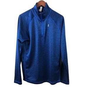 Adidas Climalite Mens Blue 1/4 Zip top Medium M